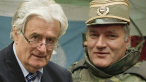 Engagieren sich für die Öffnung der Balkanroute: Radovan Karadžić und Ratko Mladić